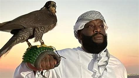 Rick Ross Holding Eagle