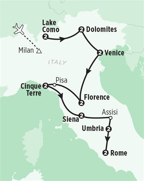 rick steves italy itinerary by train