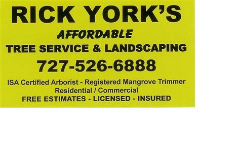 rick york tree service