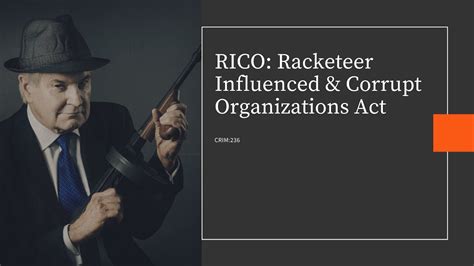 rico and racketeering