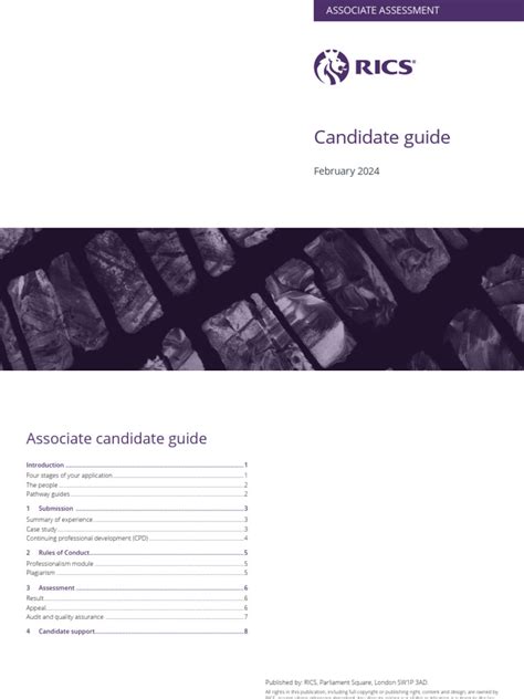 rics associate assessment candidate guide