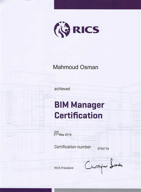 rics bim certification