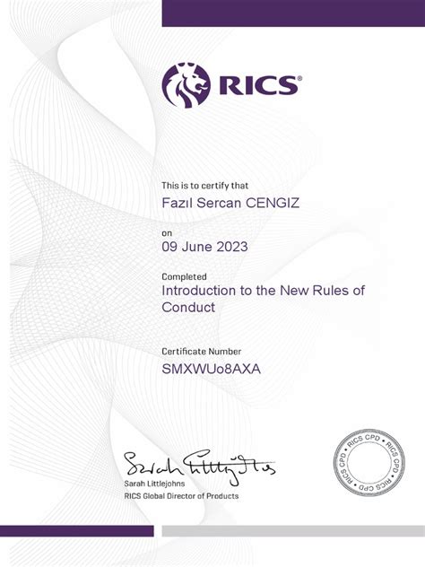 rics cladding certificate
