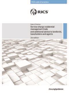 rics code of practice for residential managing agents
