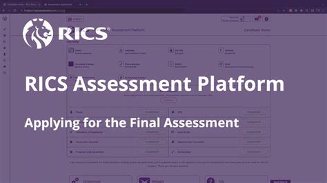 rics final assessment