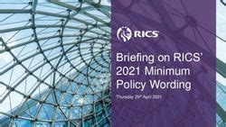 rics minimum policy wording