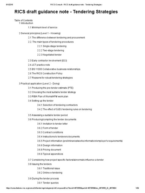 rics procurement guidance note