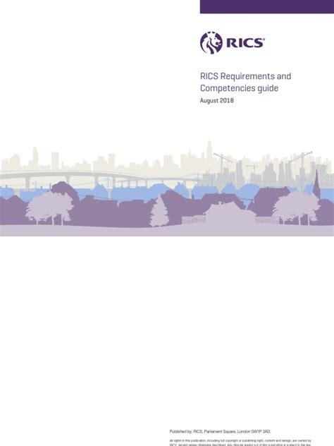 rics requirements