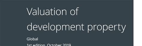 rics valuation of development property