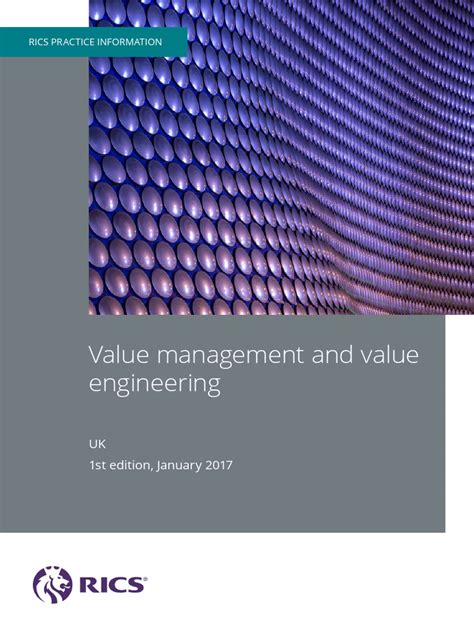 rics value engineering