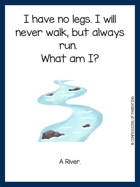 Riddle About A River Bed