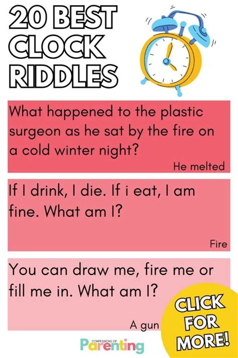 Riddle With Clock As The Answer