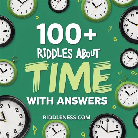 Riddle With Time As Answer
