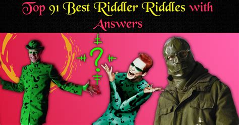 Riddler Riddles ANSWERS 1 by AtraVerum on DeviantArt
