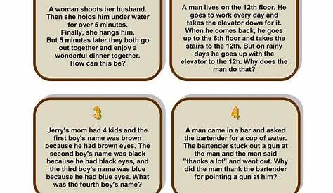 Riddles For Adults Clean 5 Extremely Funny With Answers Teens Funny