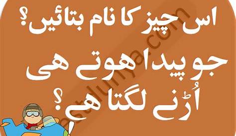 Riddles in Urdu for Kids with Answers in 2020 Riddles