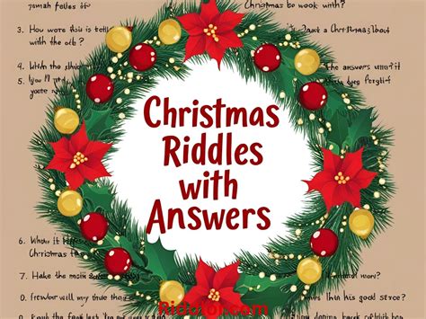 Riddles For Christmas