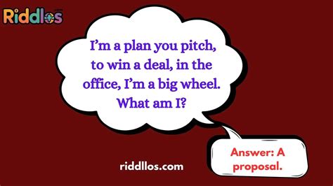 Riddles For Principal Office