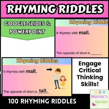 Riddles Google Slides