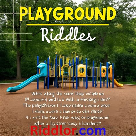 Riddles With The Answer Playground