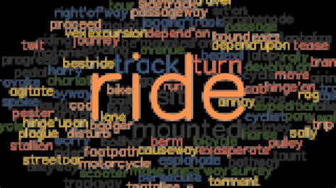 Ride Define Noun
