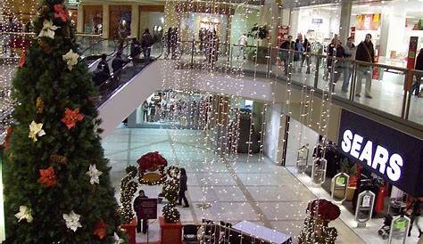The Santa Claus throne area at the Rideau Centre. It's