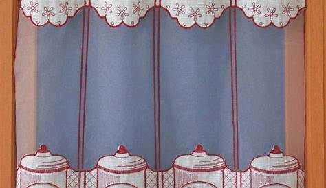 Rideau De Cuisine Rouge Printed Shower Curtain, Home cor