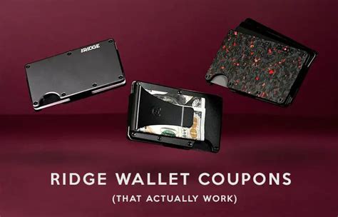 Save Big On Your Next Wallet Purchase With Ridge Wallet Coupon