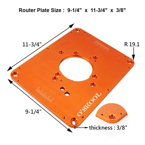 Ridgid Router Table Insert Plate
