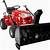 riding lawn mower snow blower combo