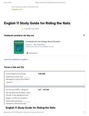 Riding The Rails Quizlet