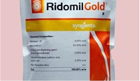 Ridomil Gold Dosage Fungicide Syngenta