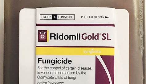 Ridomil Gold Fungicide Label Fungicid MZ 68 WG(25 Gr) Syngenta Are Actiune