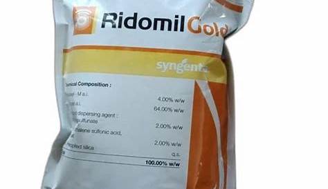 Ridomil Gold Sl Label SL Fungicide