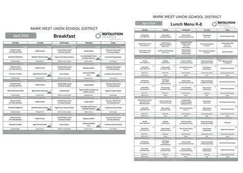 Riebli School Calendar