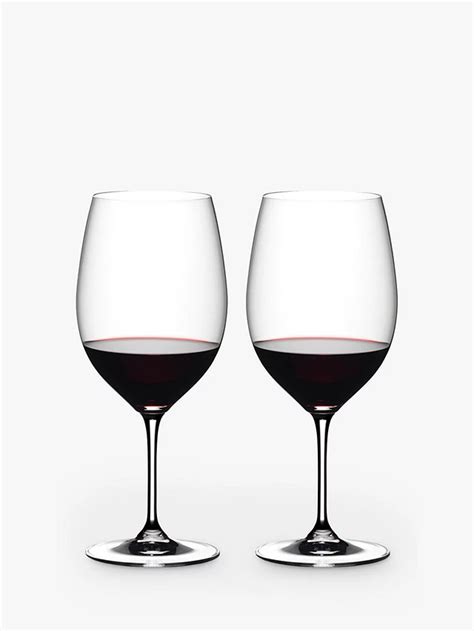 riedel vinum bordeaux red wine glass set