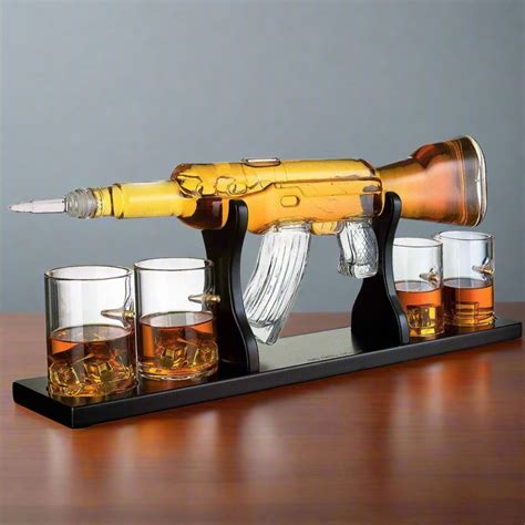 Rifle Decanter Set