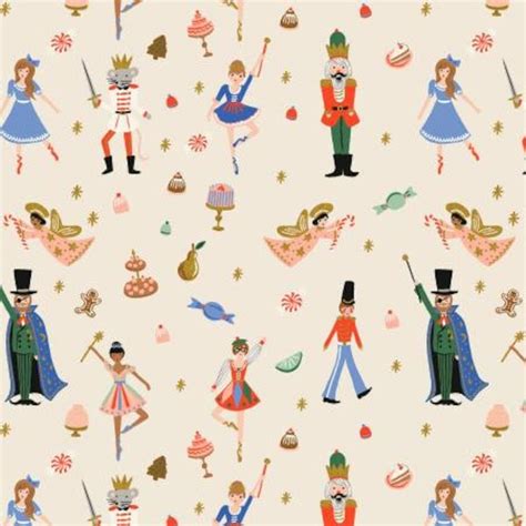 Rifle Paper Nutcracker Fabric