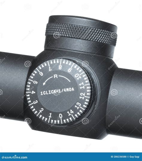 Rifle Scope With Range Dial