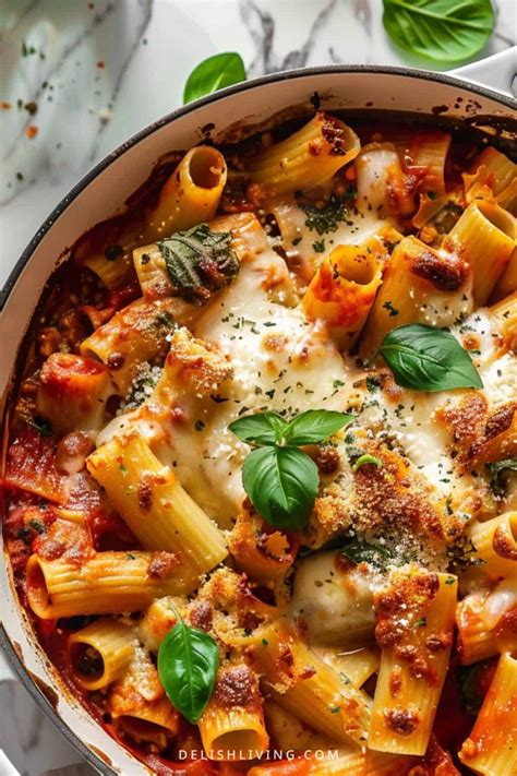 Rigatoni Pasta Bake Easy