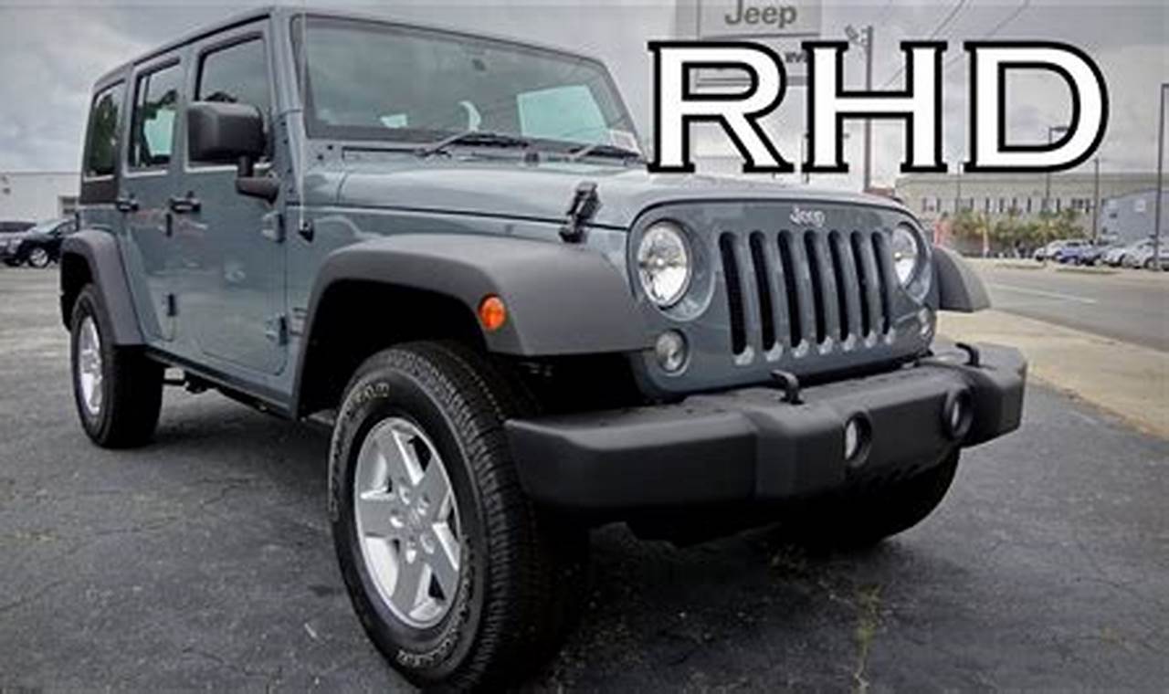 right hand drive wrangler jeep for sale