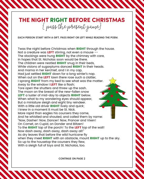 RIGHT/LEFT Gift Exchange Game The Nativity Story Christian Camp Pro