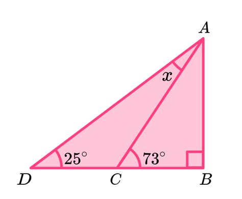 right angle triangle example questions