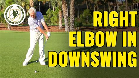 Right Elbow Golf Downswing