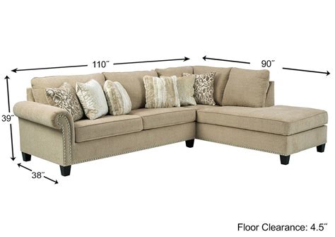 Emile Modern RightFacing Chaise Storage Sectional Sleeper Sofa w/ Pull