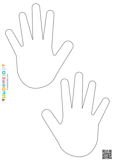 Right Hand Printable Template