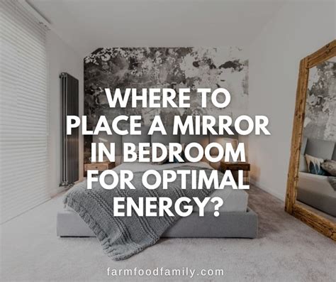 Right Place For Mirror In Bedroom