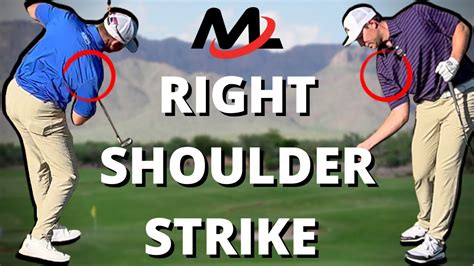 right shoulder in golf