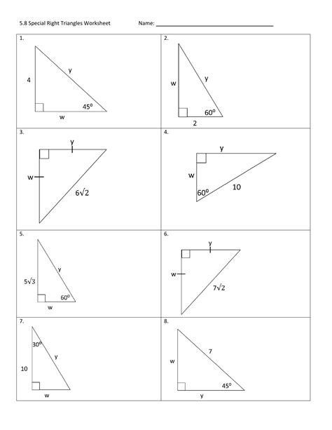 right triangle sample problems