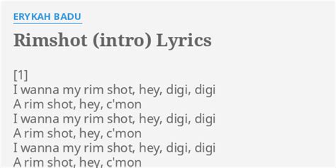 Rimshot Lyrics